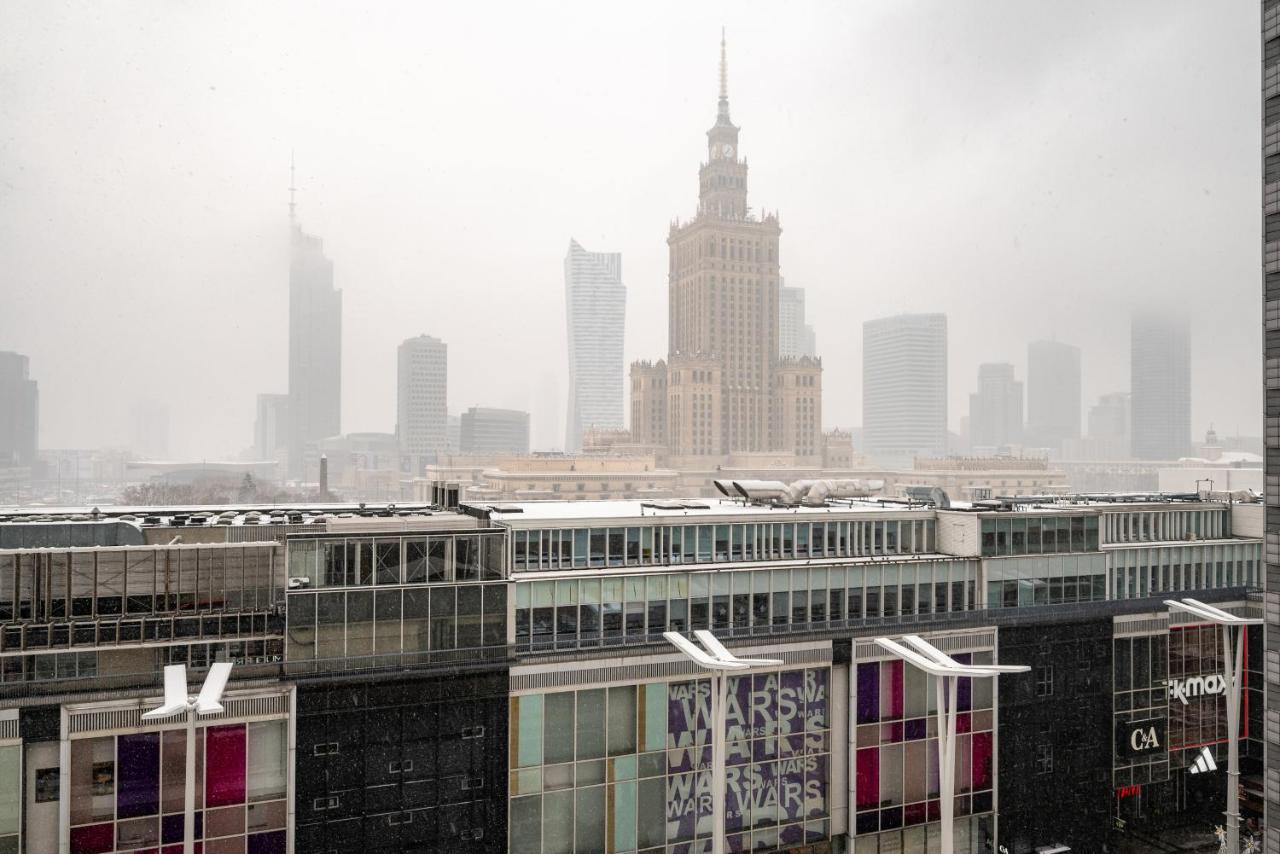9Th Floor City View Apartment Varsó Kültér fotó
